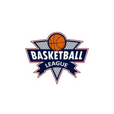 bir basketbol takımı veya bir lig için logo
