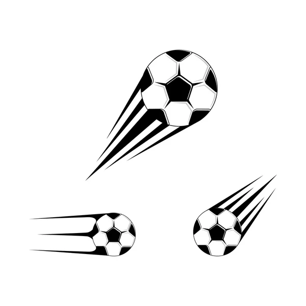 Logotipo de futebol para a equipe e o copo — Vetor de Stock