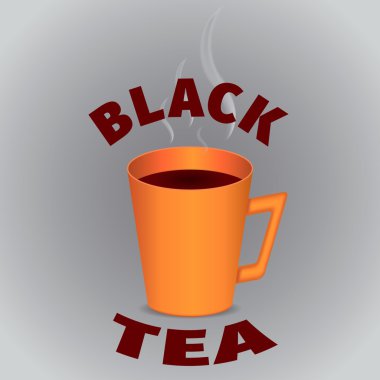 siyah tişört fincan