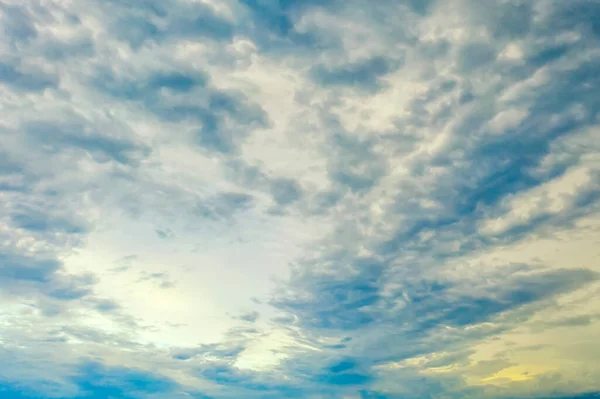 Beauty Colorful Clouds Sky Nature Background — Stock Photo, Image