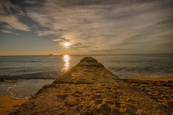 Zonsopgang boven de zee — Stockfoto