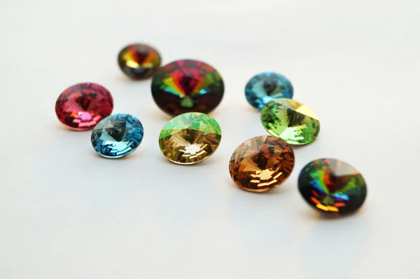 Cristais e pedras preciosas de arco-íris — Fotografia de Stock