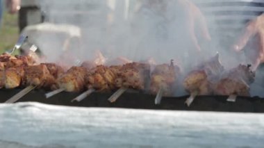 Barbekü ızgara et