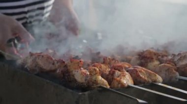 Barbekü ızgara et