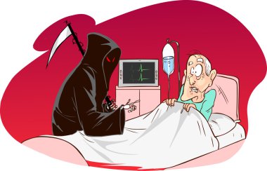 Grim Reaper ve hasta