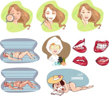 kadın güzelliğinin ve çizimler