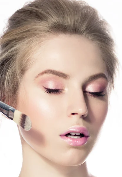 Make-up. Cosmetische. Base voor perfecte Make-up. — Stockfoto