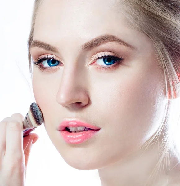 Make-up. Cosmetische. Base voor perfecte Make-up. — Stockfoto