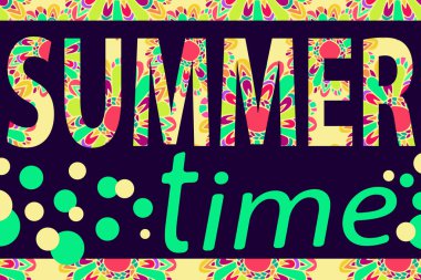 Yaz çiçek parlak Poster