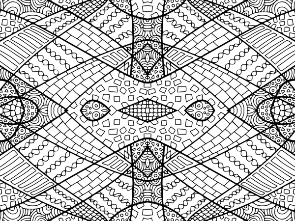 ZENTANGLE RÉSUMÉ CONTEXTE BLANC 2 — Image vectorielle