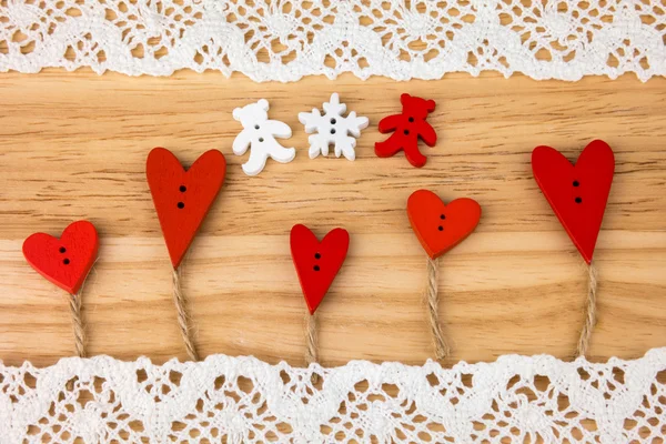 Valentijnskaart. Bruiloft — Stockfoto
