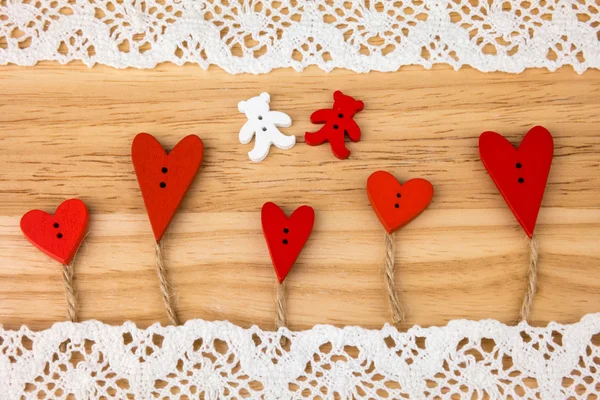 Valentijnsdag briefkaart. Bruiloft — Stockfoto