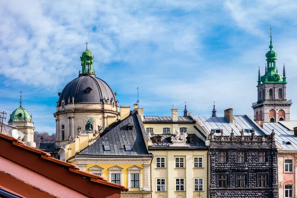 Lviv görünümünden çatı.