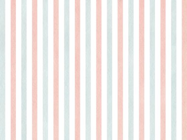 Sulu boya pembe ve mavi çizgili arka plan.