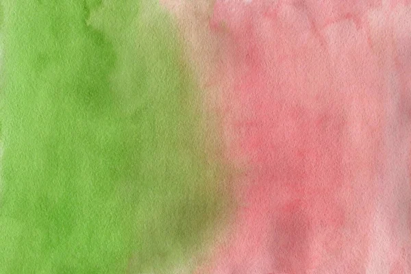 Abstrakte rosa und grüne Aquarell Hintergrund — Stockfoto