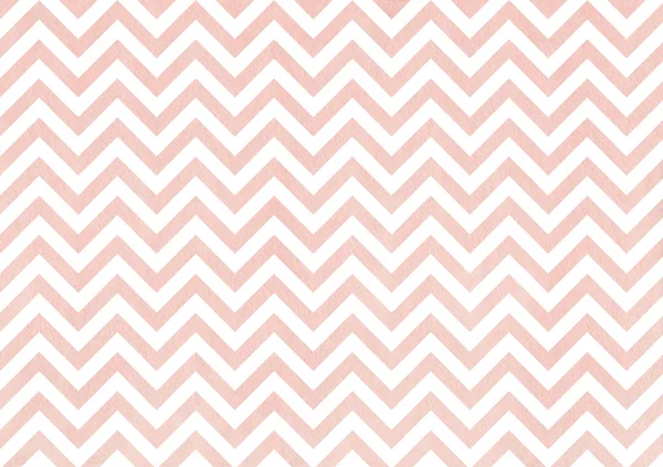 Watercolor pink stripes background, chevron.