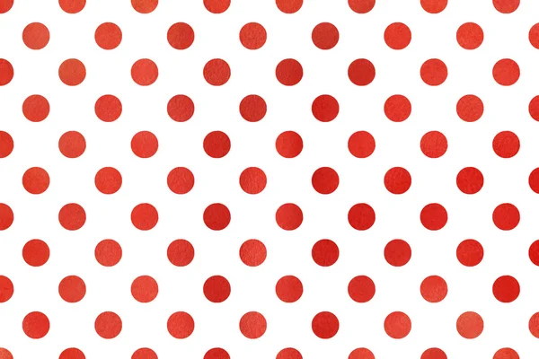 Aquarel stippen in rode kleur geïsoleerd over Wit. — Stockfoto
