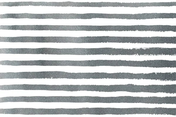 Zilveren grunge streep patroon. — Stockfoto