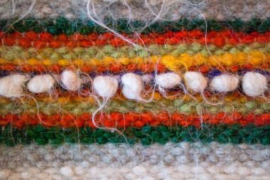 Geleneksel Ukrayna dokuma Yün kumaştan Karpat mo