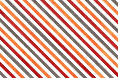 Sulu Boya turuncu, koyu kırmızı ve gri arka plan çizgili.