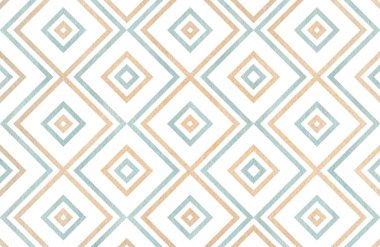 Mavi ve bej renklerde geometrik desen.