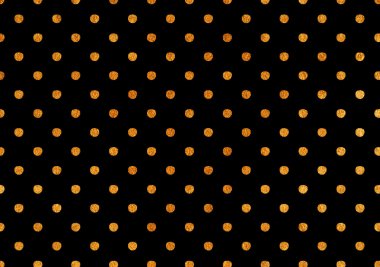 Altın polka dot siyah arka plan.