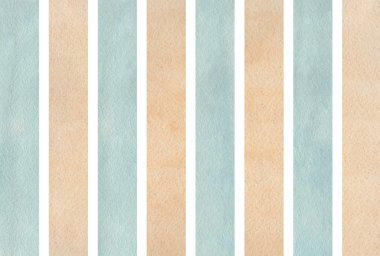 Sulu Boya bej ve mavi çizgili arka plan.