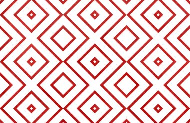 Kırmızı renklerde geometrik desen.