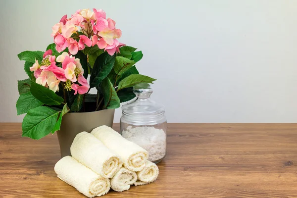 Bad accessoires. Artikelen voor persoonlijke hygiëne. — Stockfoto