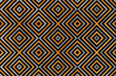 Geometrik gümüş desen.