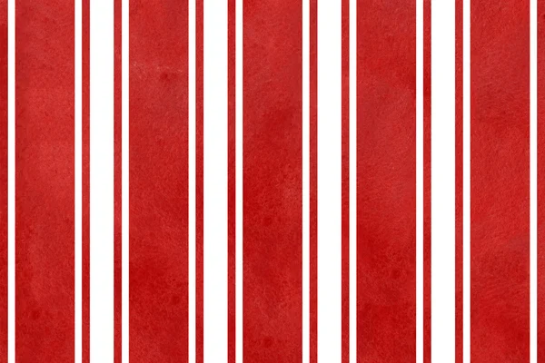 Watercolor red striped background. — Stock Photo, Image