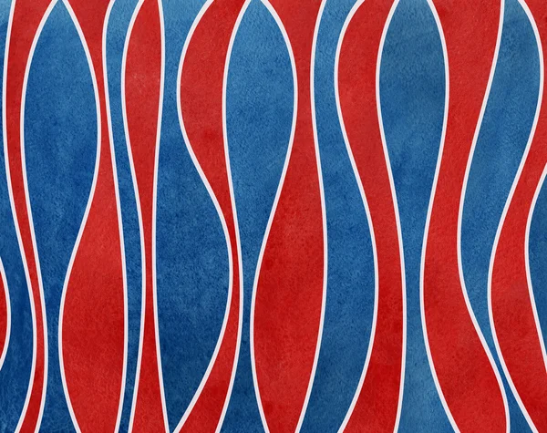 Watercolor dark blue and dark red striped background.