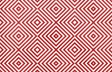 Kırmızı renklerde geometrik desen.