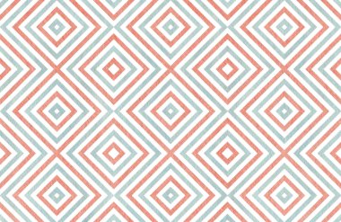 Pembe ve mavi renklerde geometrik desen.