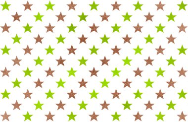 Suluboya yıldız desen.