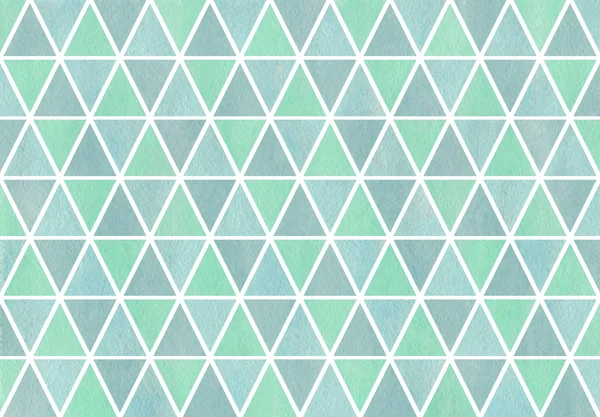 Watercolor triangle pattern. — Stock Photo, Image