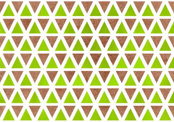 Aquarel driehoek patroon. — Stockfoto