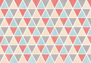 suluboya üçgen desen.