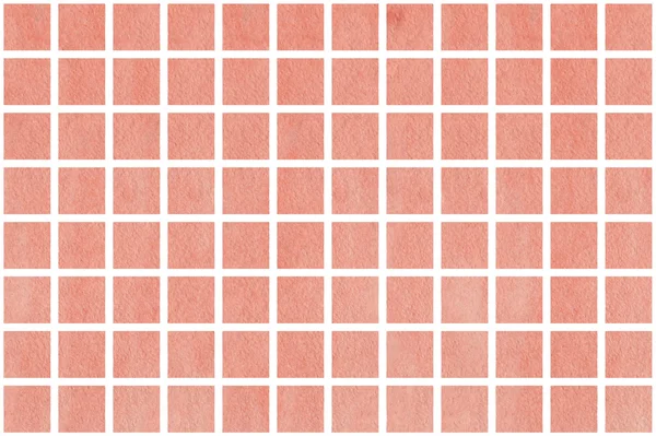 Акварель рожевий квадратів — стокове фото