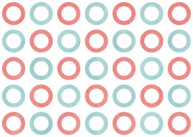 suluboya daireler desen.