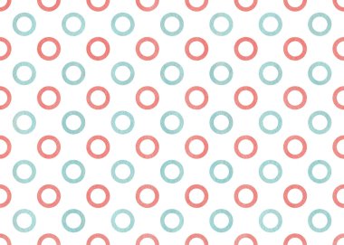 suluboya daireler desen.