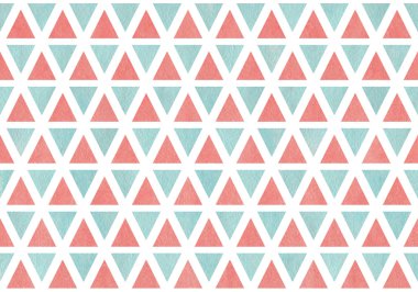 suluboya üçgen desen.