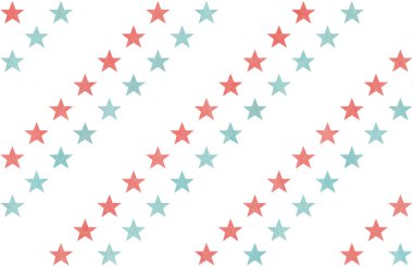 Suluboya yıldız desen.