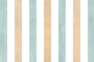 Sulu Boya bej ve mavi çizgili arka plan.