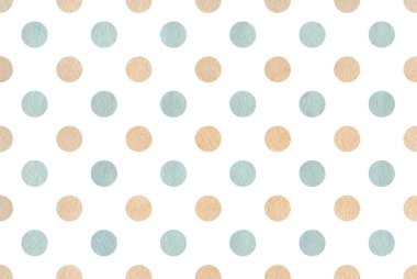 Suluboya bej ve mavi polka nokta arka plan.