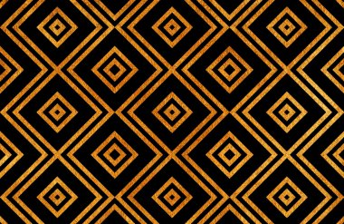 Geometrik altın desen.