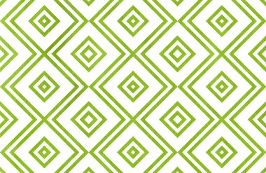Yeşil renkte geometrik desen.