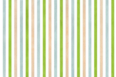 Sulu Boya bej, yeşil ve mavi çizgili arka plan.