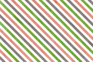 Suluboya pembe, yeşil ve gri arka plan çizgili.