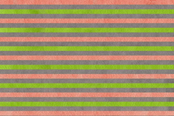 Акварель рожевий, зелений і сірий смугастий фон . — стокове фото